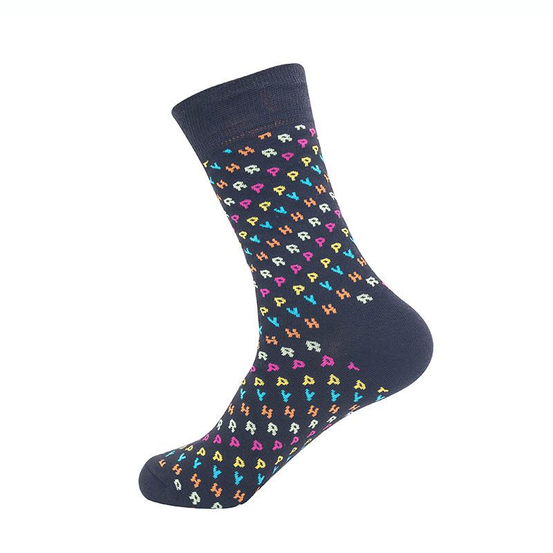 Men Women Socks Colorful Geometric Dot Couple Socks Creative Street Tamage Socks Cotton Socks